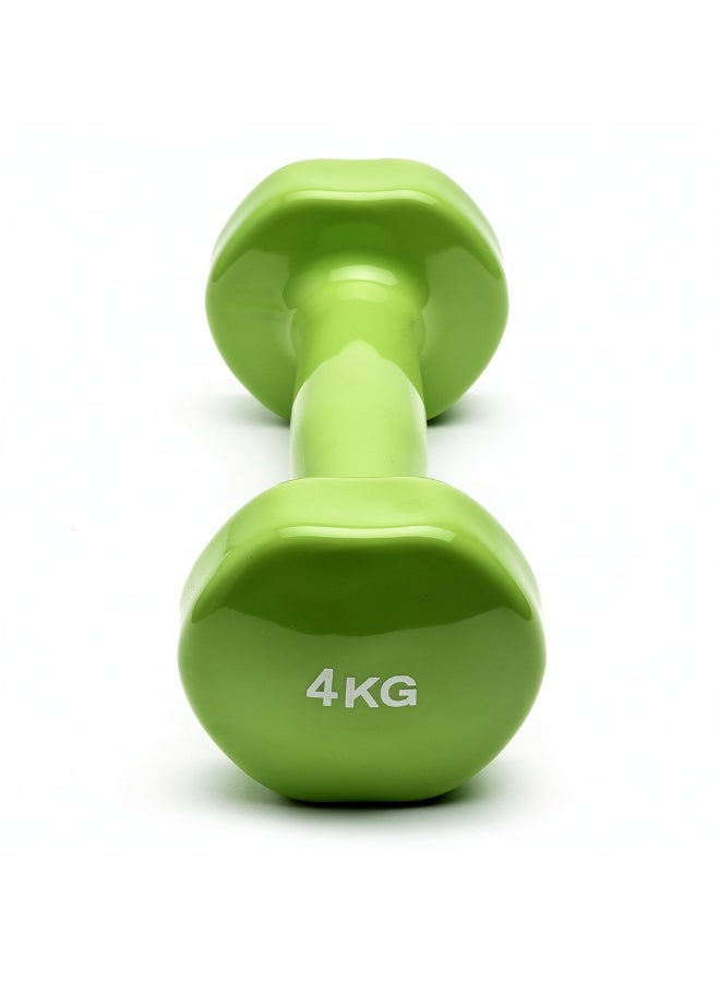 Liveup أثقال دائمة ليفوب 4 كجم*2 رأس كلاسيكي أخضر Ls2001 - Image 4